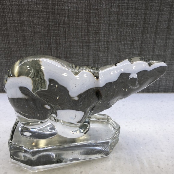 Vtg New Martinsville Glass Polar Bear - Picture 4 of 6